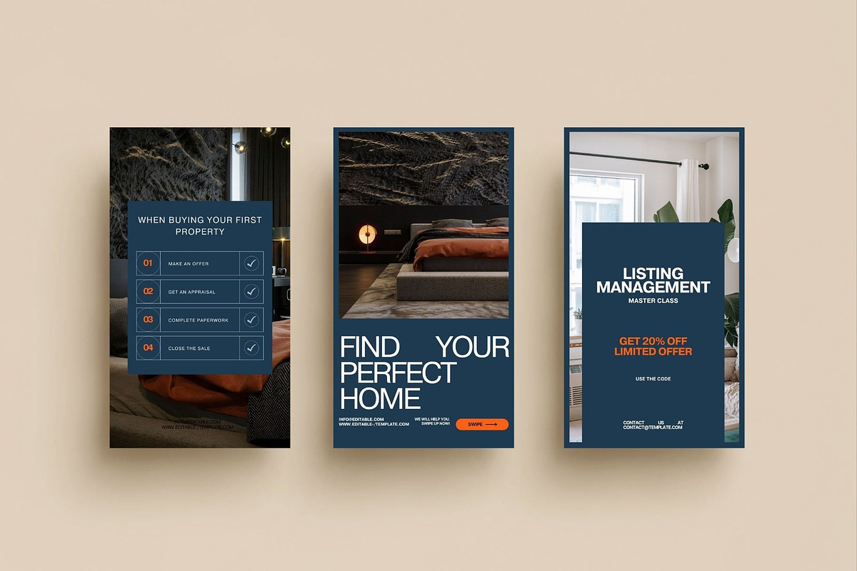 140 Luxury Real Estate Template, a Social Media Template by Prapti Design (Photo 5 of 12)