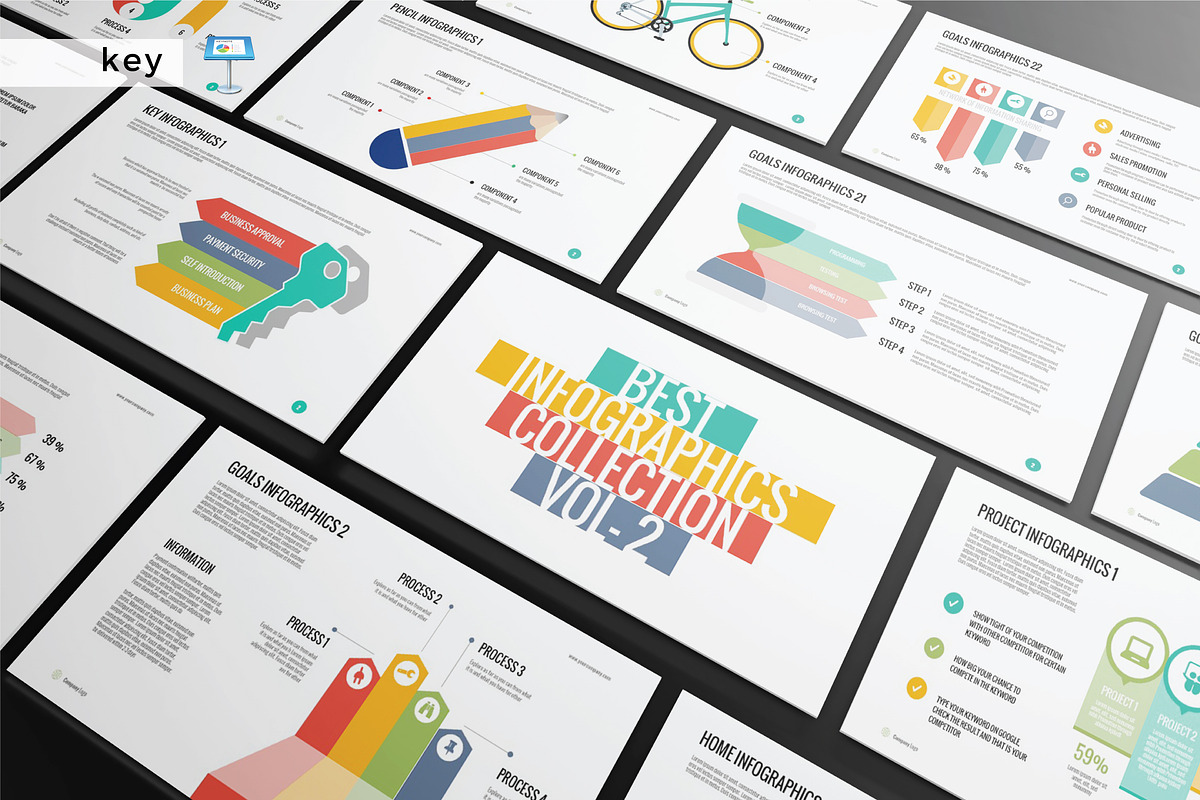 INFOGRAPHIC V2 - Keynote Template, a Presentation Template by Shafura