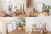 Jungle Frame Mockup Bundle, a Household Mockup by Salt Color Studio (Thumbnail 11 of 16)