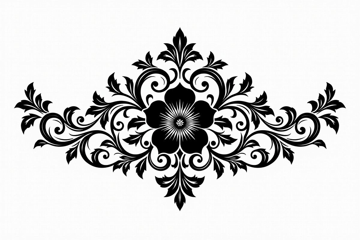 Elegant Floral Ornament Set, an Illustration by BIPLOB EXPERT (Photo 20 of 21)