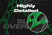 Slime Overlays - PNG's and Mockups, an Object Graphic by Dreadlabs (Thumbnail 3 of 5)