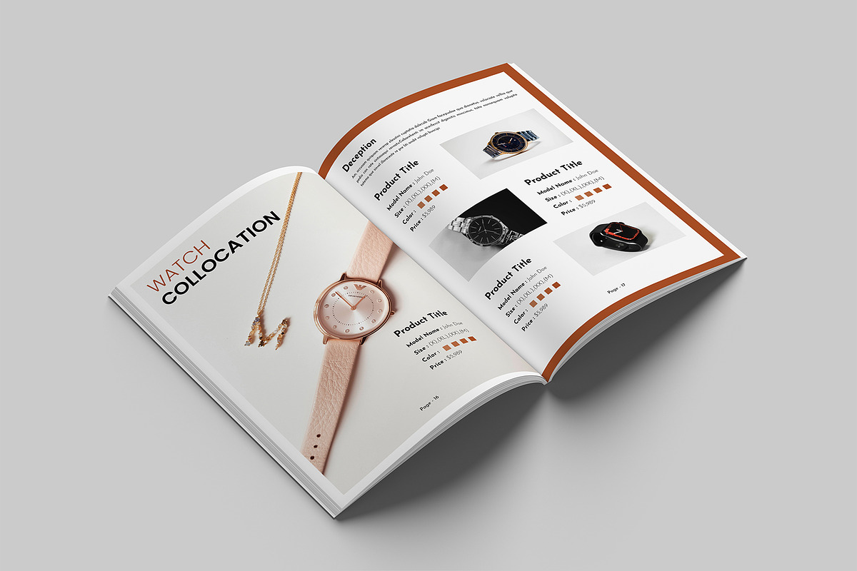 Fashion Product Catalogue Template, a Brochure Template by Cleffon_Graphic_Studio (Photo 9 of 11)