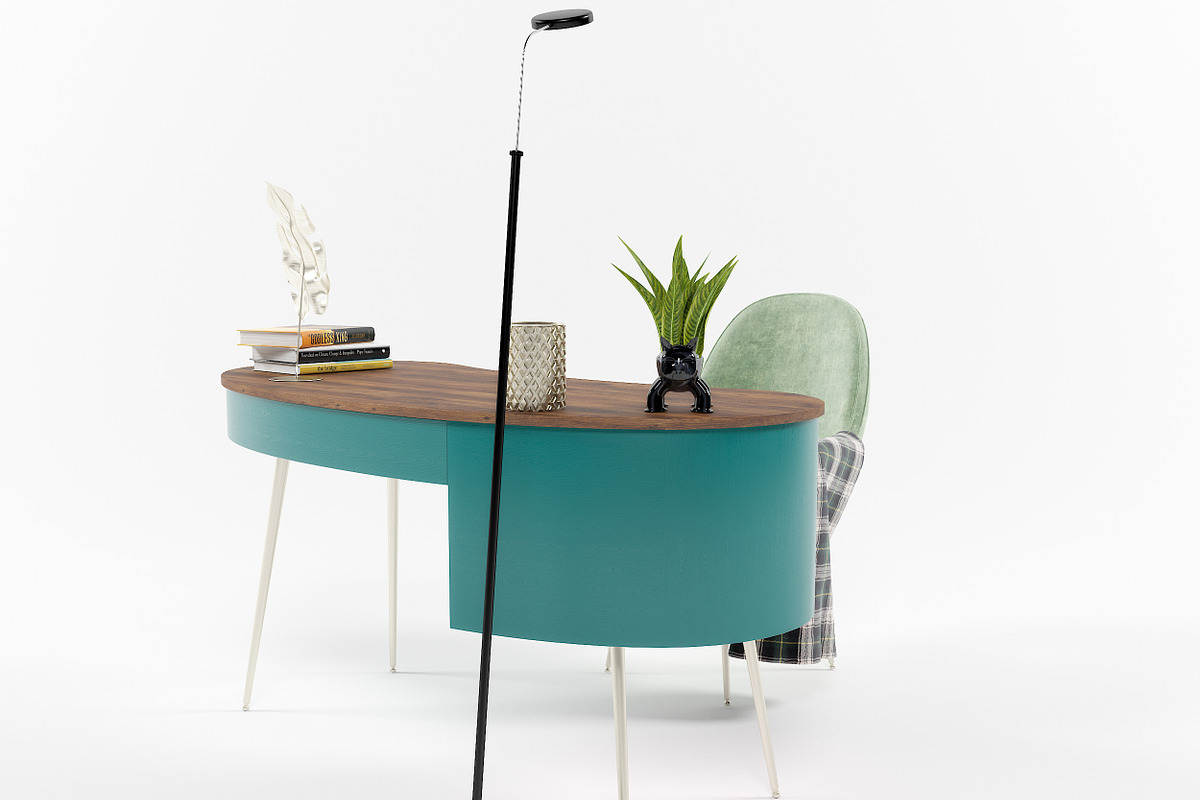 Home office 1311, a Furniture 3D Model by inDahouze (Photo 5 of 11)