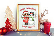 Vintage Christmas PNG, an Illustration by Designworld (Thumbnail 5 of 5)
