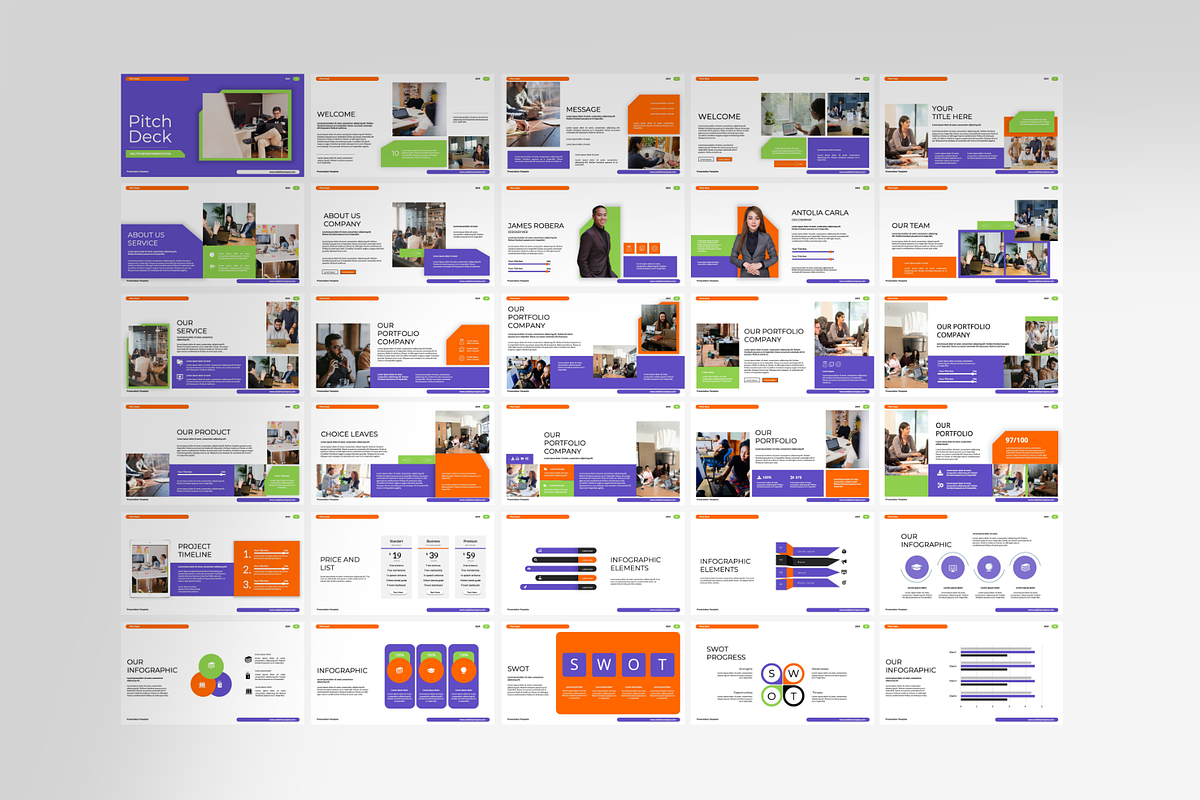 Pitch Deck Presentation Template, a Presentation Template by Spesifikstd (Photo 9 of 9)