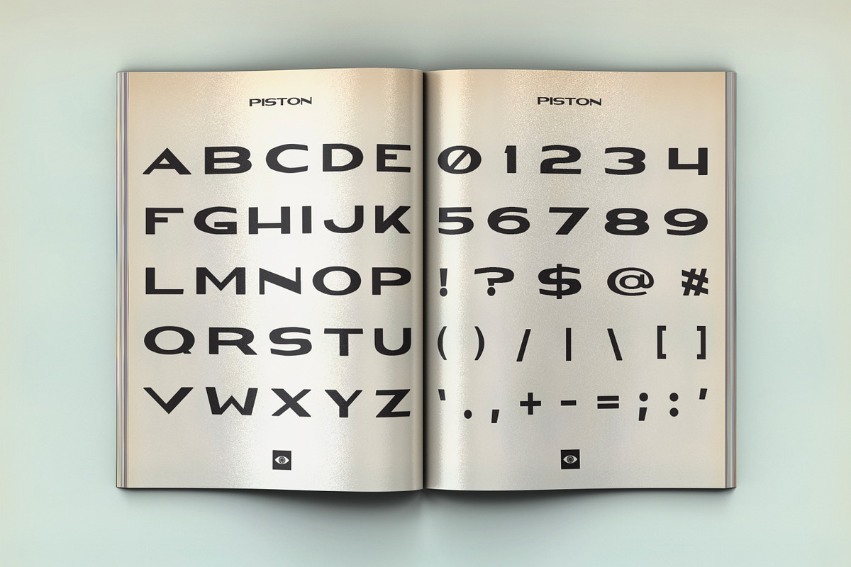 PISTON — Retro / Modern Display Font preview 8