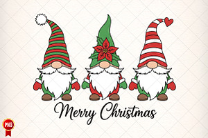 Merry Christmas Clipart Sublimation, an Illustration by SinaCreation
