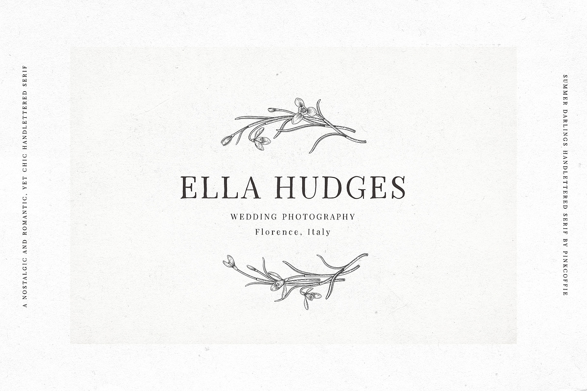 Summer Darlings | Handlettered Serif, a Serif Font by Pink Coffie (Photo 5 of 20)
