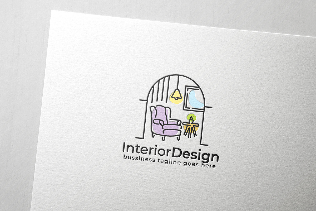 Interior Design Logo, a Branding & Logo Template by Slim Studio (Photo 1 of 3)