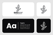 Minimalist Bird Leaf Logo Design, a Branding & Logo Template by Artnivora.Std (Thumbnail 3 of 5)