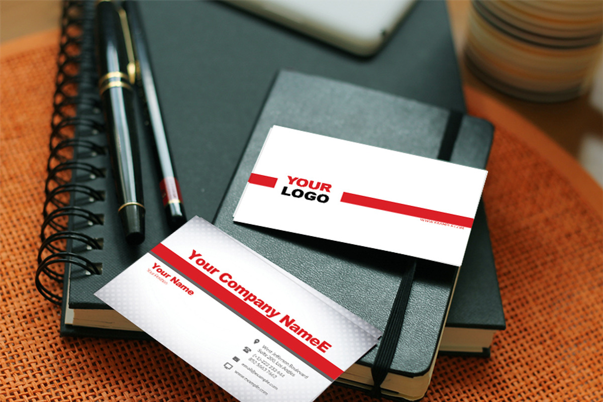 Simple Business Card, a Business Card Template by erikadesign (Photo 1 of 3)