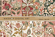 Boho Printable Papers Vintage Art, a Pattern Graphic by Maishop (Thumbnail 1 of 8)
