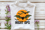 Camo Bats Halloween Sublimation, an Illustration by DreamCafeArt (Thumbnail 4 of 6)