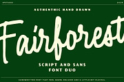 Fairforest - Font Duo, a Handwritten Font by Adam Fathony (Thumbnail 1 of 17)