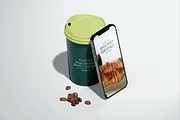Coffee Cups Mockup Set, a Cups & Container Mockup by Creo.pt (Thumbnail 3 of 6)