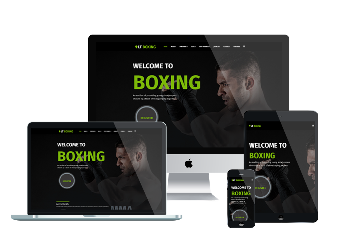 LT Boxing Onepage Joomla, a Websites & App Template by LTheme (Photo 2 of 3)