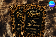 Leopard Print Birthday Invitation, an Invitation Template by InvitingStorys (Thumbnail 4 of 11)