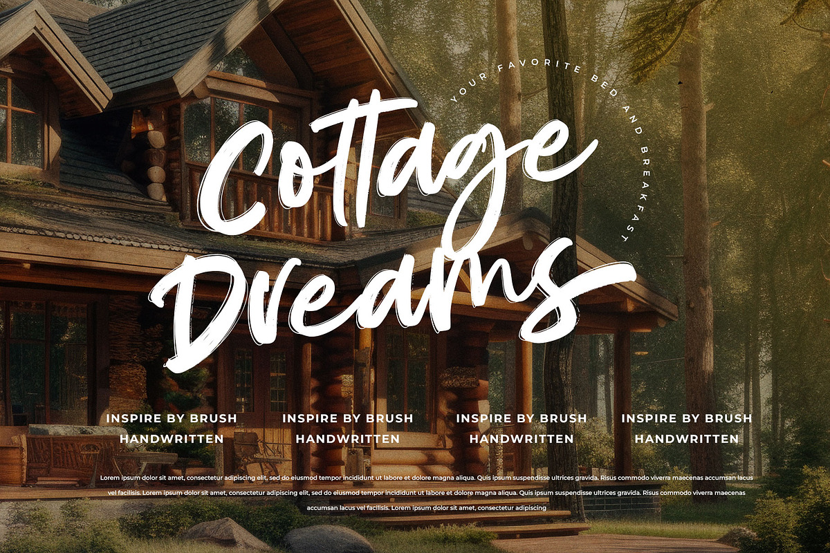 Garemy Handwritten Brush Font, a Handwritten Font by RantautypeStudio (Photo 5 of 15)