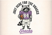 Football raccoon Png, an Illustration by Craft Nest (Thumbnail 1 of 6)
