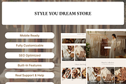Solivara Boho Fashion Shopify Theme, a Shopify Template by AtelierDuVow (Thumbnail 2 of 10)