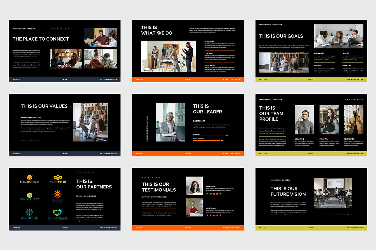 Abina : Pitch Deck Keynote, a Presentation Template by Punkl Camp (Photo 3 of 9)