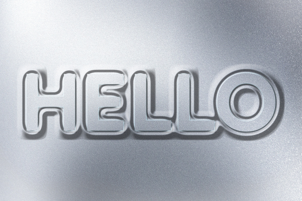 Hello Text Effect, a Layer Style Add-On by CreativeShaper (Photo 1 of 3)