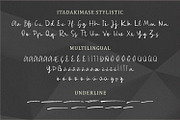 Itadakimase Font, a Script Font by Allouse Studio (Thumbnail 6 of 12)