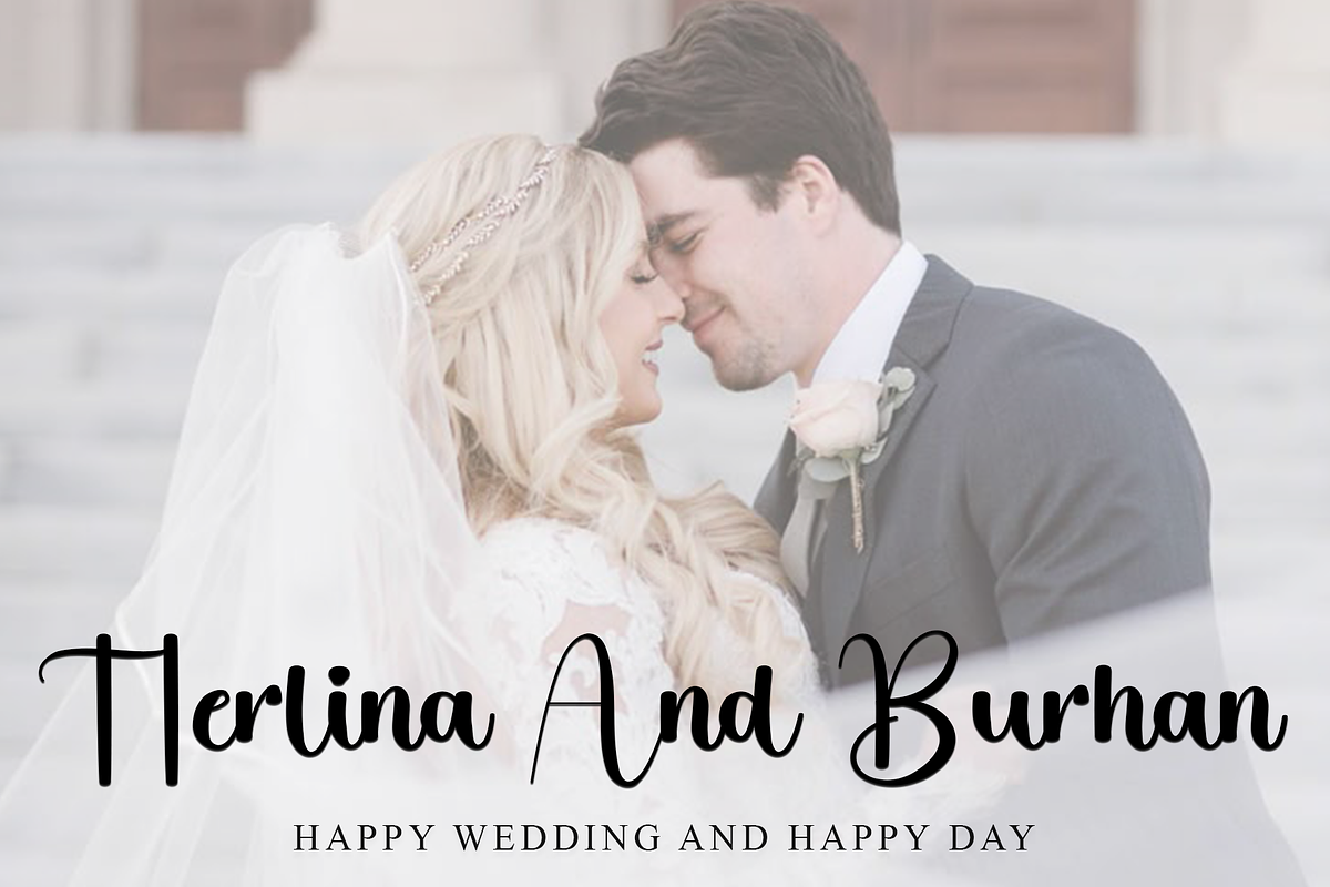 Delight Wedding, a Handwritten Font by InermediaSTUDIO (Photo 5 of 8)