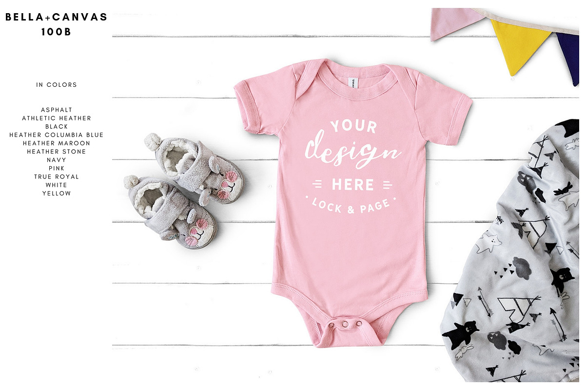 Baby Toddler Bella Canvas Mockups, an Apparel Mockup by lock and page (Photo 4 of 11)