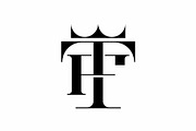 Monogram Letter FT TF Crown Logo, a Branding & Logo Template by Buqancreative (Thumbnail 1 of 2)