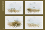 Mysterious Watercolor Landscapes 2, a Background Graphic by Suna Kosem (Thumbnail 4 of 14)