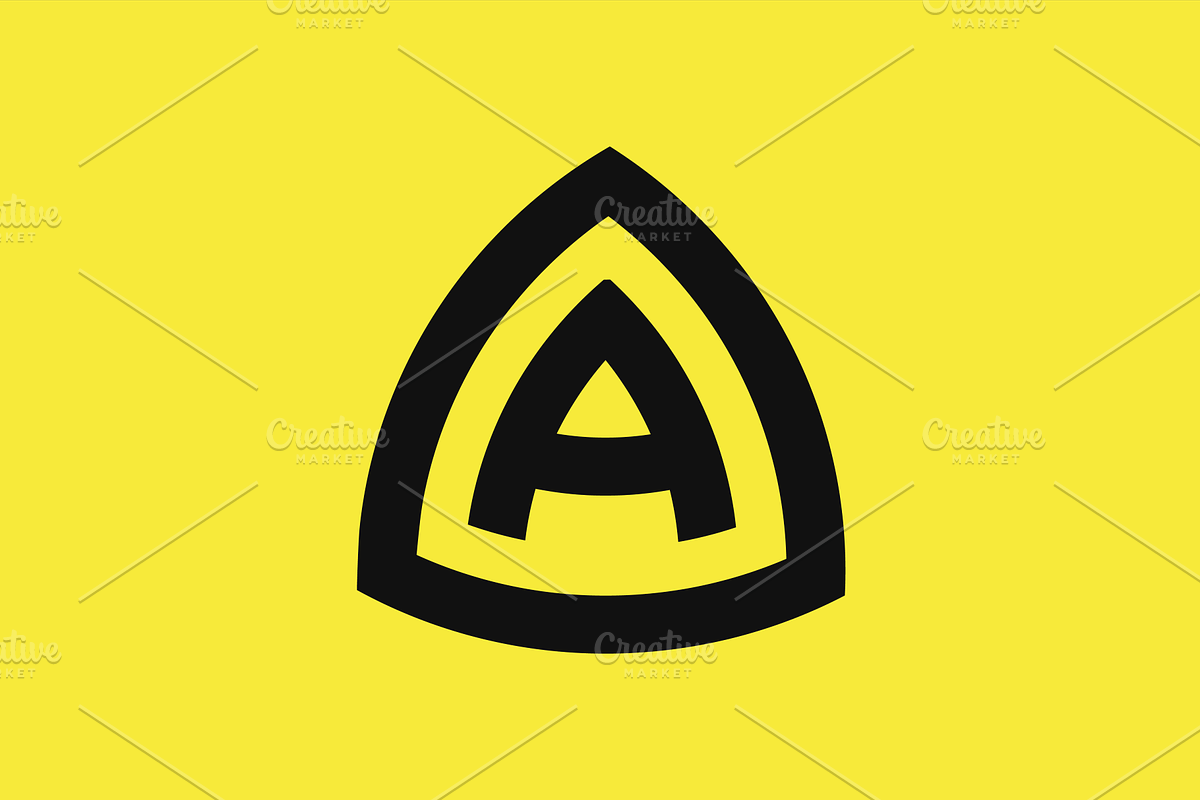 Letter A Shield Logo Template, a Branding & Logo Template by Advateik ™ (Photo 1 of 3)