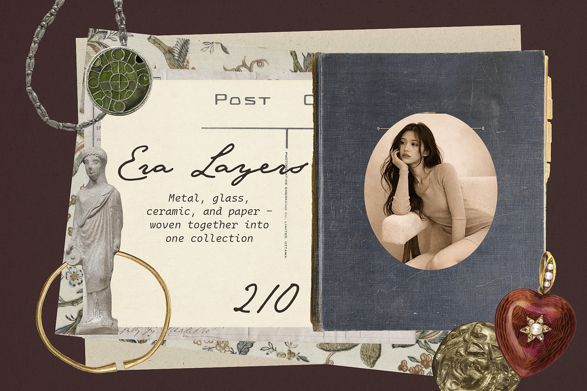 Era Layers Mixed Collage Pack, an Object Graphic by Lidberia (Photo 1 of 13)