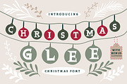 Christmas Glee, a Font by caocastudio (Thumbnail 1 of 5)