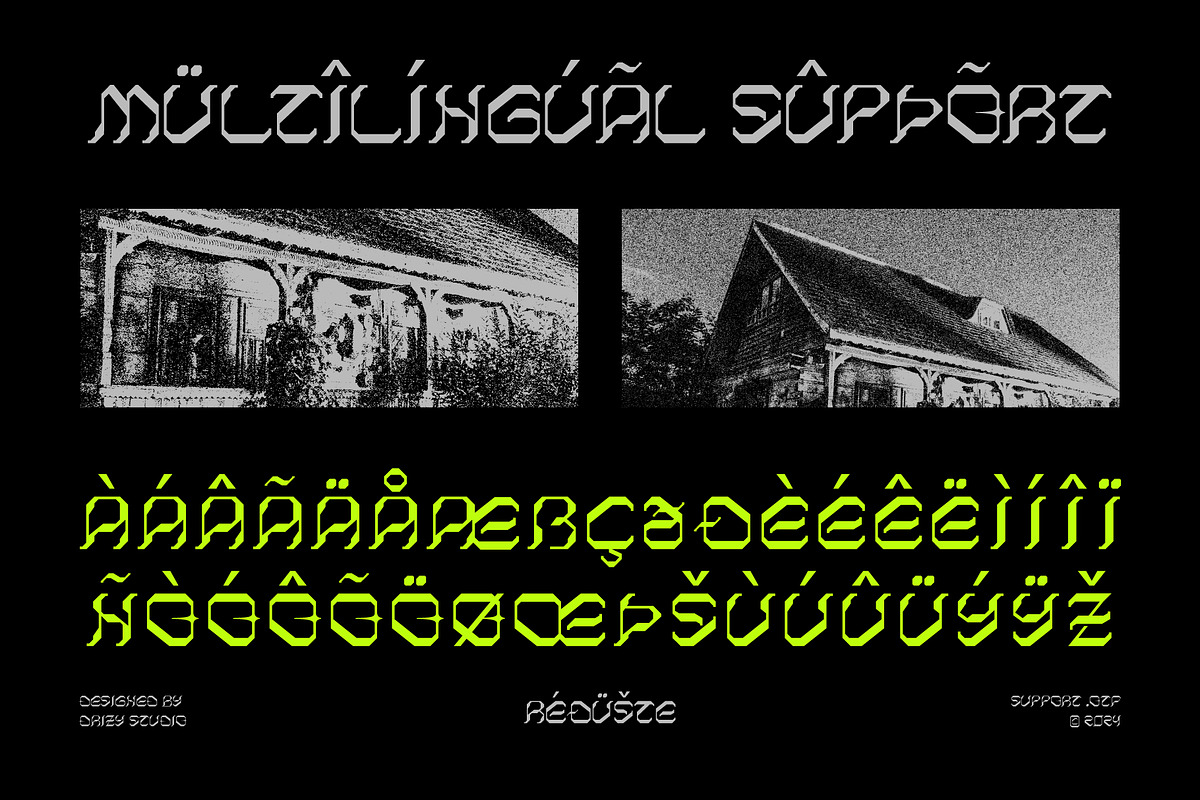 Reduste – Dark Techno Sci-Fi Font, a Sans Serif Font by Drizy (Photo 6 of 10)