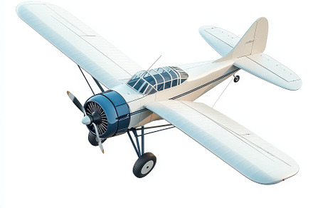 Vintage Airplane in Flight Classic A, a Transportation Photo by Pixeness