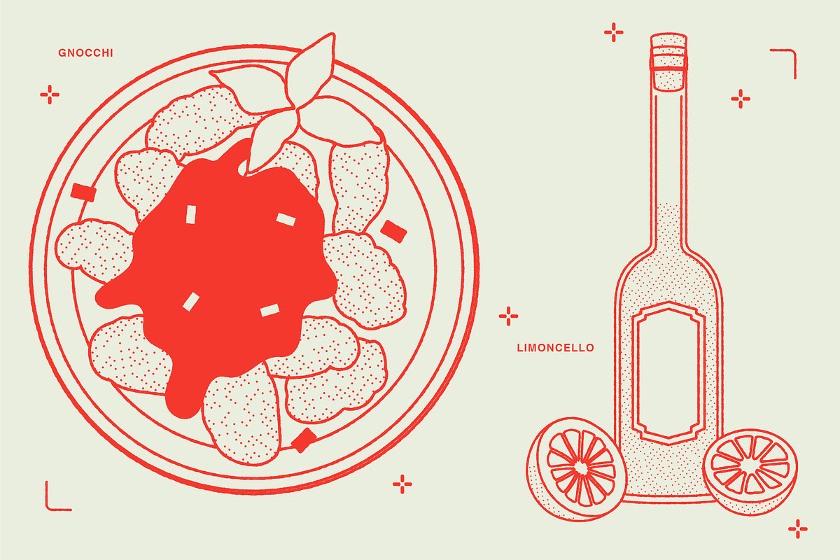 Italian Food Vector Illustrations, a Food Illustration by TheFoodAtlas (Photo 12 of 16)