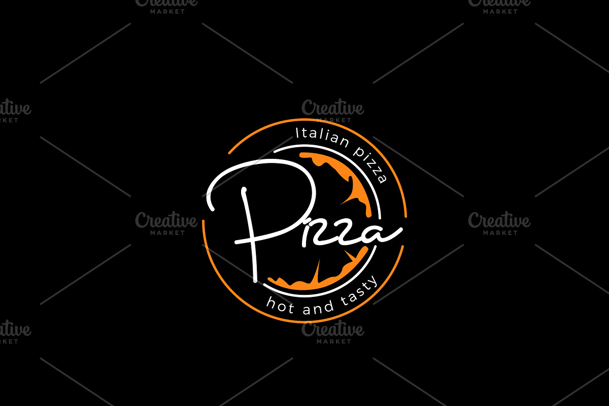 Italian Pizza Restaurant Logo, a Branding & Logo Template by AlvinStd