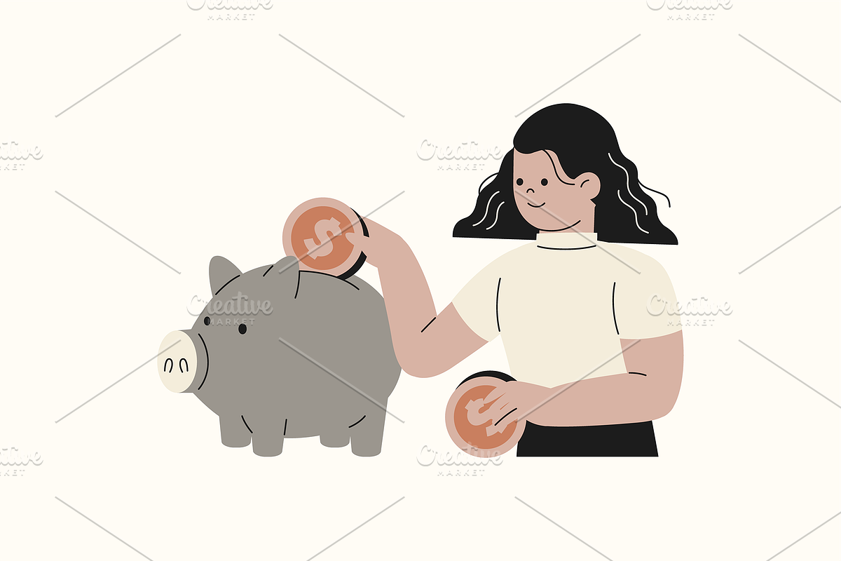 Early Retirement Illustration, an Object Graphic by Jump Studio (Photo 13 of 13)