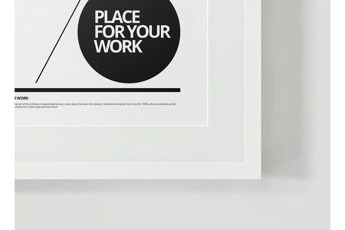 Frame For Your Work, an Advertising Mockup by zippypixelstudio (Photo 10 of 16)