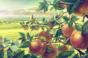 Apple set, a Food Illustration by Countryside life (Thumbnail 2 of 12)