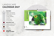A3 Landscape Calendar 2027 Template, a Stationery Template by MstArtwork (Thumbnail 3 of 5)