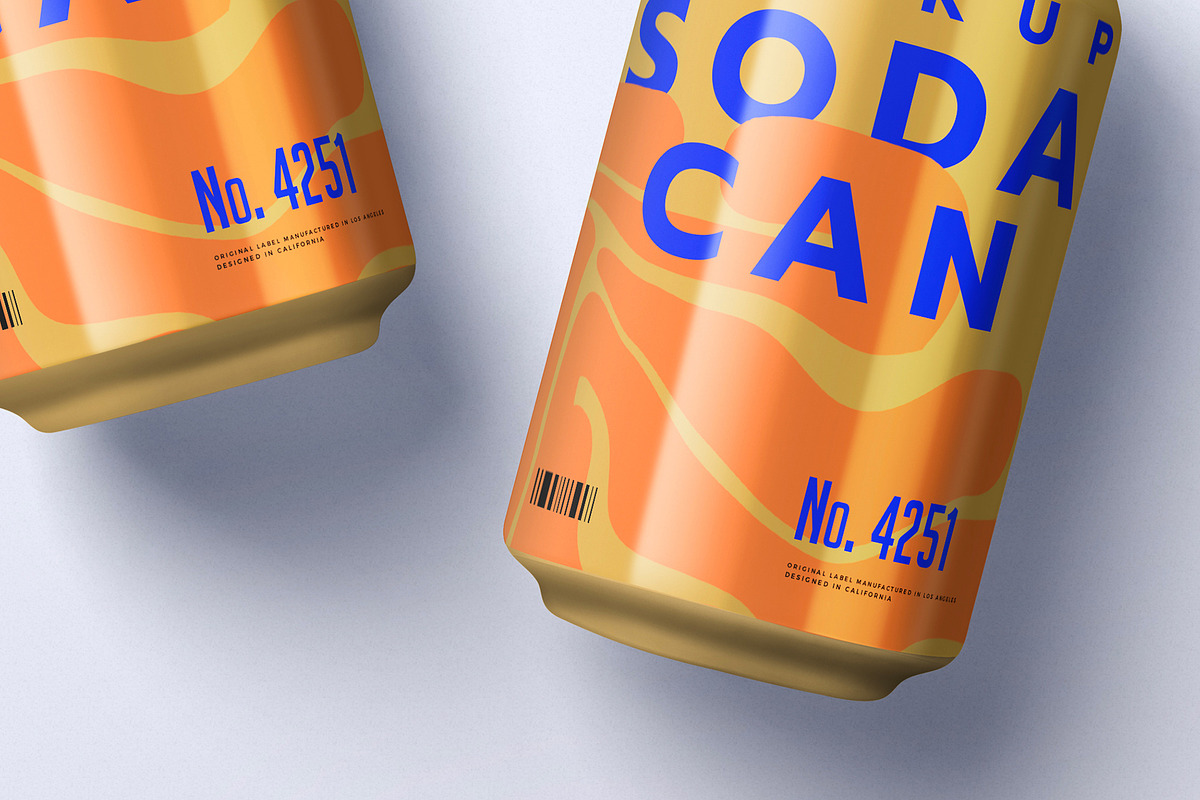 Soda Can Mockup, a Product Mockup by MockupCraft (Photo 4 of 4)