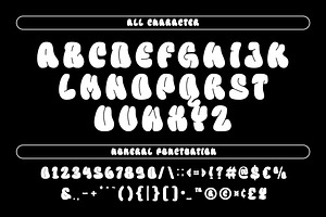 Flexi Gloo - Bubble Display Font