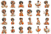 Spring Black Woman Clipart, an Illustration by designcity5 (Thumbnail 2 of 5)