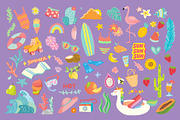 60+ Summer Element Clip Art Bundle, an Illustration by rrrnte (Thumbnail 6 of 6)