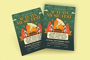 Green Autumn Music Fest Flyer, a Flyer Template by megarez (Thumbnail 3 of 3)