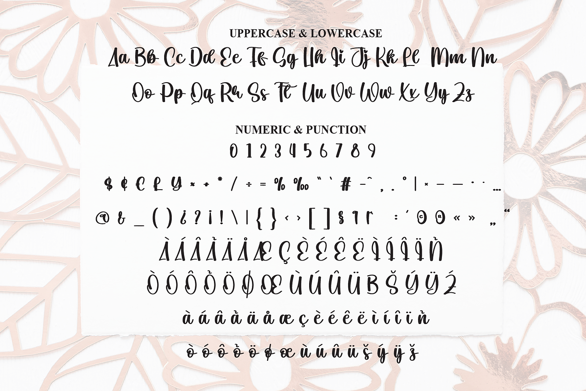 Simple Ornament | Script Font, a Handwritten Font by Scratchones (Photo 7 of 8)