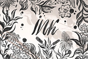 Flower ink hand drawn illustration, a Decorative Illustration by Moonflora (Thumbnail 11 of 11)
