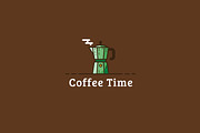 Coffee Time - Coffee Logo Template, a Branding & Logo Template by Manudesign (Thumbnail 2 of 6)